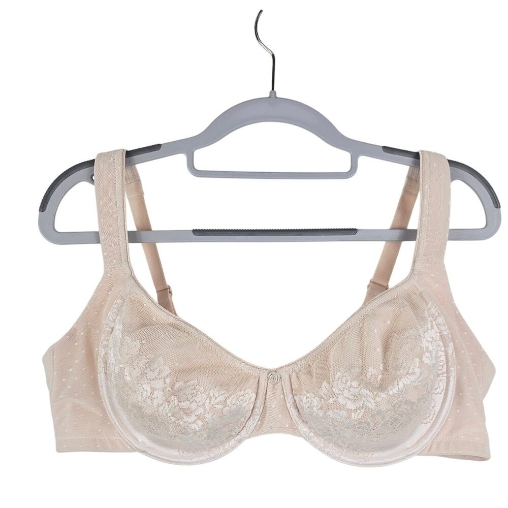 Soma Light Nude Stunning Support Unlined Adjustable Straps Underwire Bra 40C NWT
